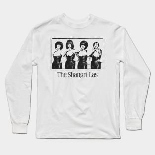 The Shangri-Las / 60s Fan Art Design Long Sleeve T-Shirt